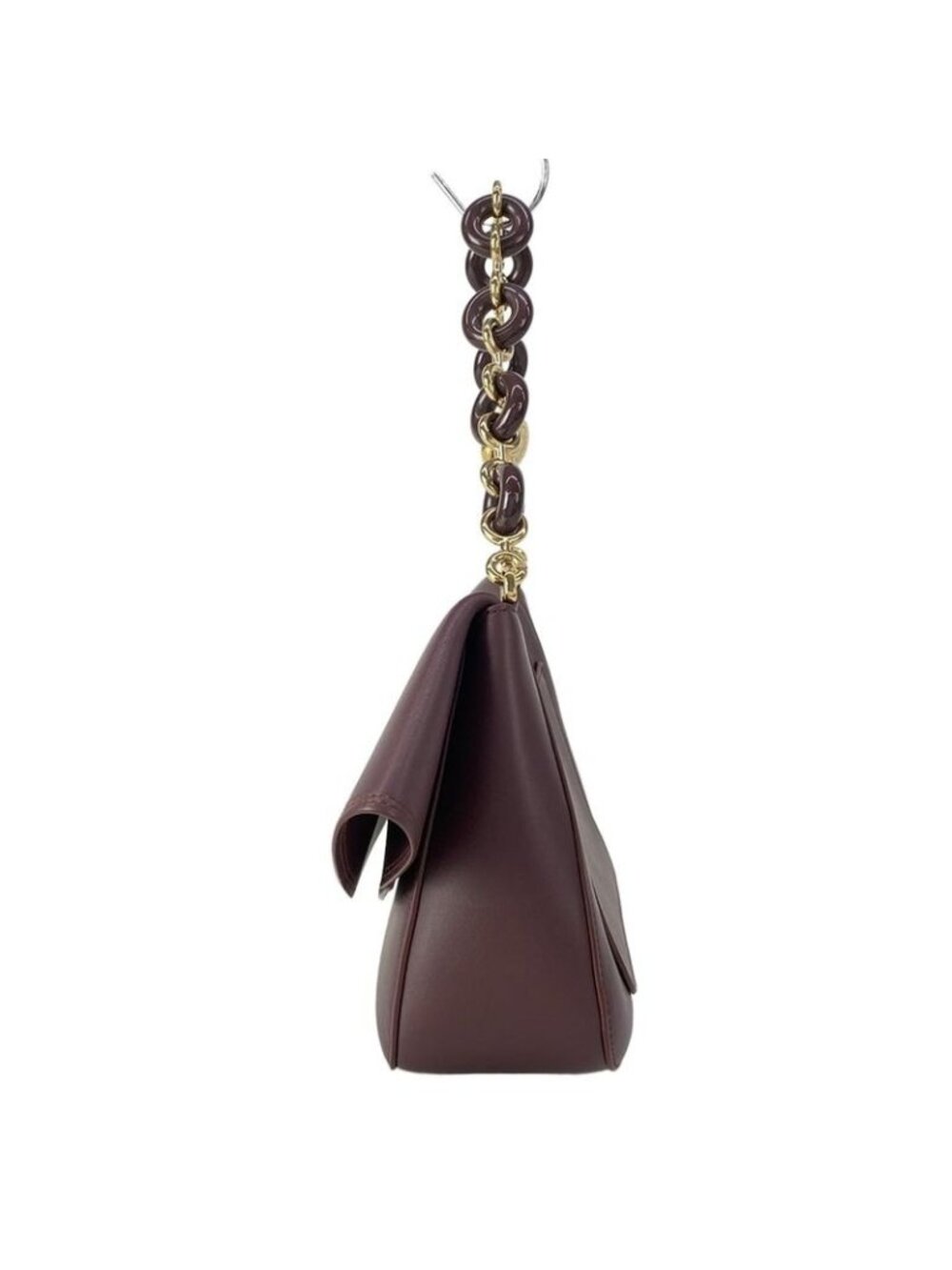 ★SOLD★ Loewe Handbag Ola Bag Bordeaux Donut Chain Strap - Picture 4 of 16